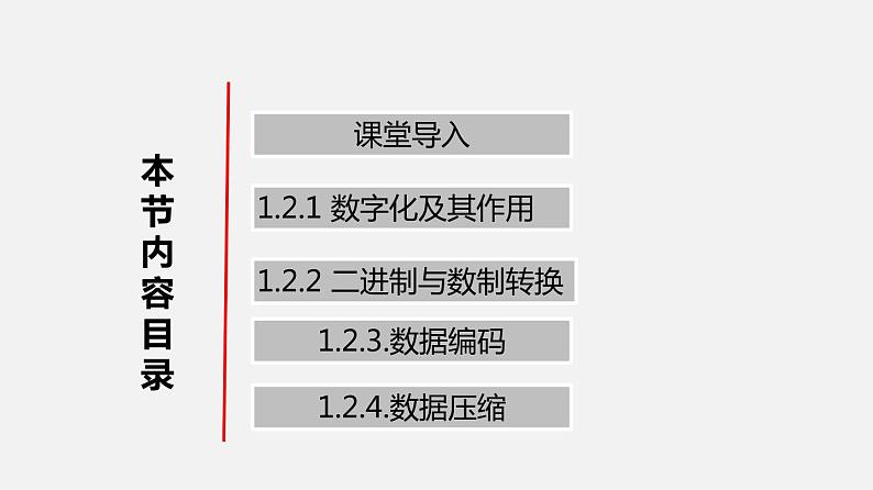 人教版 高中信息技术 必修1 1.2 数字化与编码  课件 （26张幻灯片）04