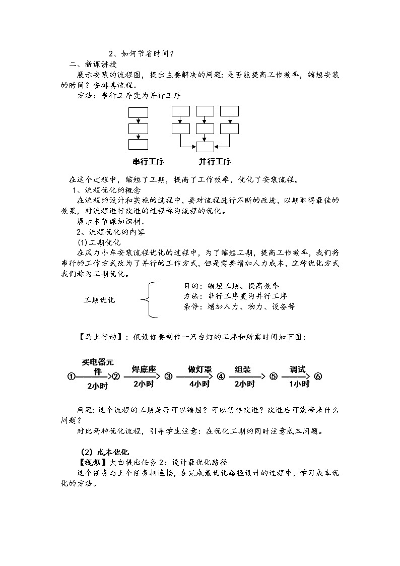 苏教版高中通用技术 必修2 2.3 流程的优化 (2)（教案）03