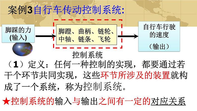 苏教版高中通用技术 必修2 4.2 控制系统的工作过程与方式（课件）第3页