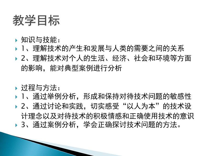 苏教版高中通用技术 必修一1.1   技术的价值(2) 课件02