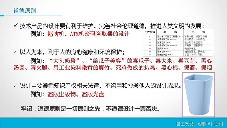 苏教版高中通用技术 必修一3.2 设计的一般原则 课件08