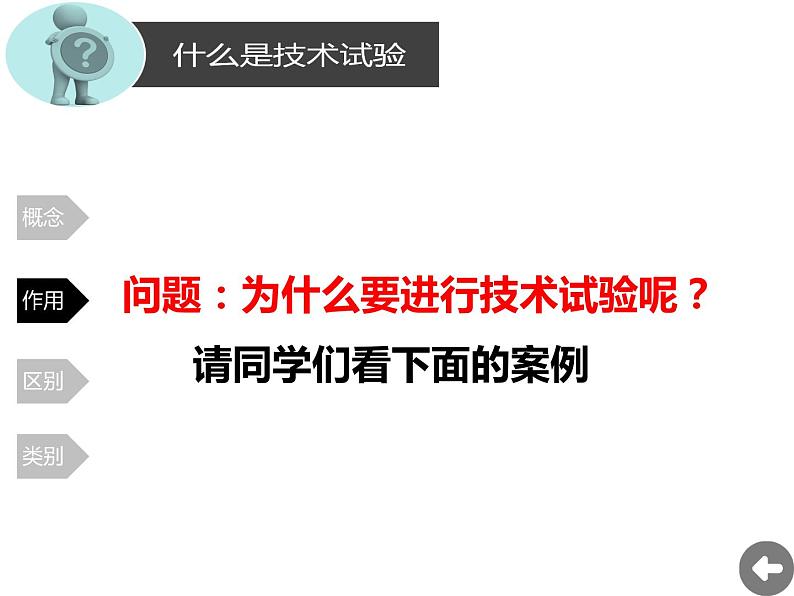 苏教版高中通用技术 必修一2.3  技术试验及其方法 课件06