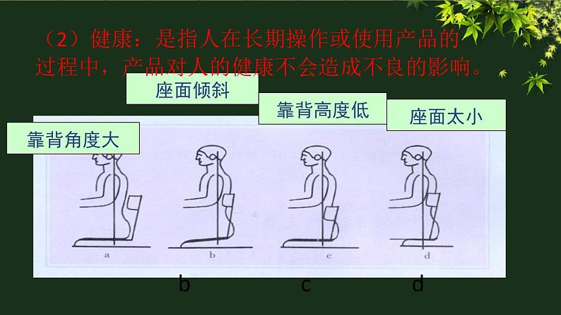 苏教版高中通用技术 必修一2.2 设计中的人机关系 (3) 课件08