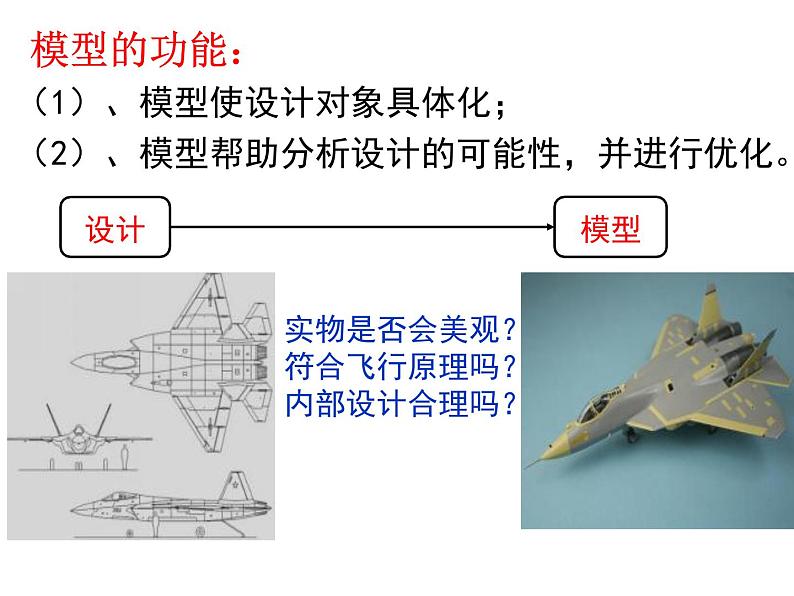 6.1模型的特性与作用 课件-2021-2022学年高一苏教版(2019)通用技术必修《技术与设计1》07