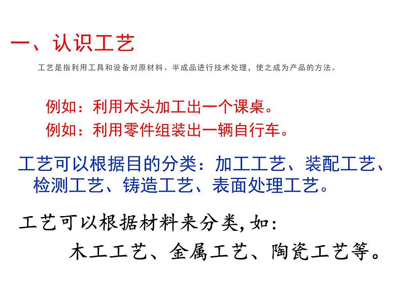 6.3.1工艺及木工(1节） 课件-2021-2022学年高一苏教版(2019)通用技术必修《技术与设计1》第1页