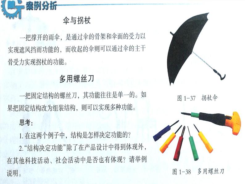 苏教版通用技术 技术与设计2第三节、结构功能的实现 任务一  感悟结构与功能的关系 课件第3页