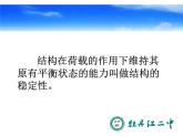 高中 通用技术 粤科版必修2 一结构的稳定性 课件