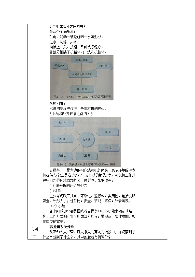 地质版通用技术必修二 3.2 系统的基本特性分析 教案02