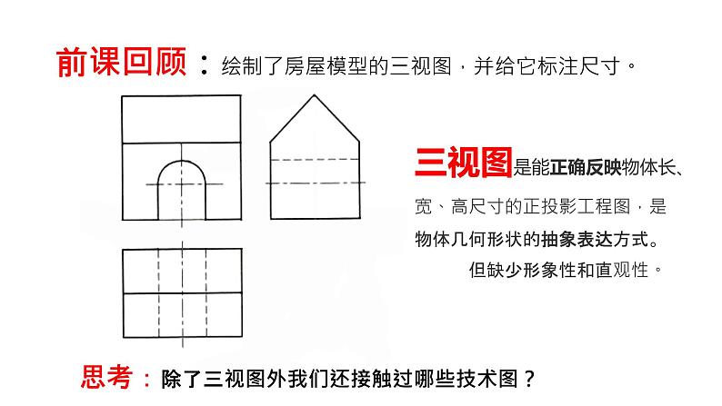 高中通用技术《技术与设计1》第五章第二节 《绘制简单形体的正等轴测图以及识读其他常见技术图样》ppt 课件01