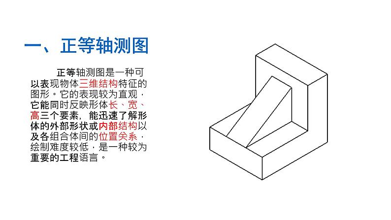 高中通用技术《技术与设计1》第五章第二节 《绘制简单形体的正等轴测图以及识读其他常见技术图样》ppt 课件06