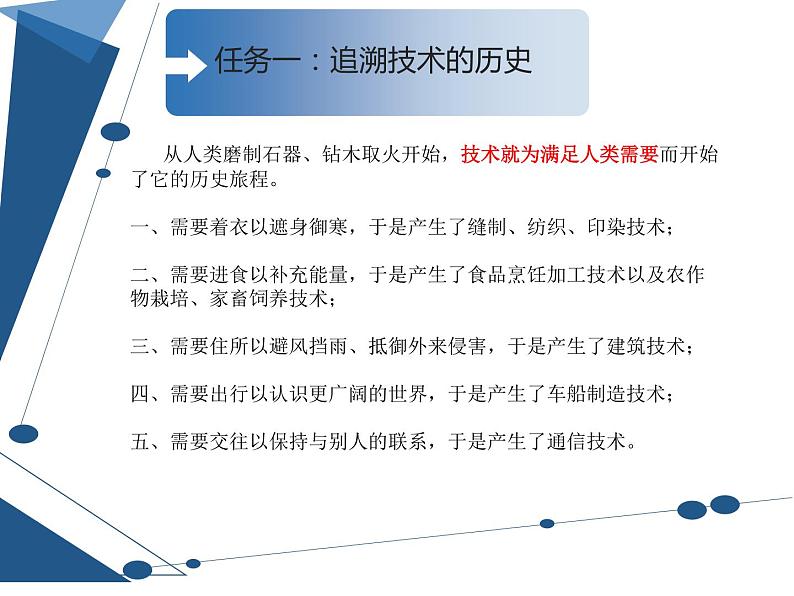 苏教版2019版必修1 第1章走进技术世界1.1技术的发展 课件+教案05