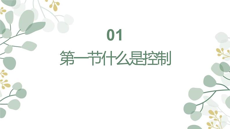 高中通用技术地质版必修2：4.1 什么是控制PPT课件第4页