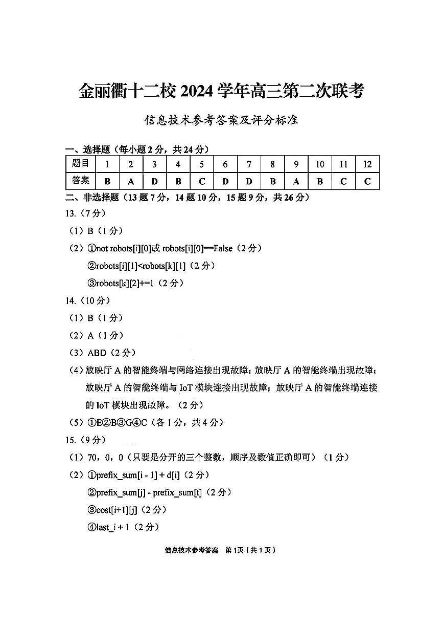 技术答案第1页