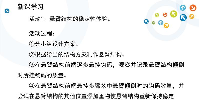 苏教版通用技术 必修技术与设计2 1.2 稳固结构的探析任务一探析结构稳定性 课件04