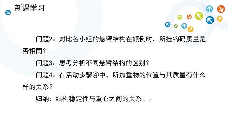 苏教版通用技术 必修技术与设计2 1.2 稳固结构的探析任务一探析结构稳定性 课件06