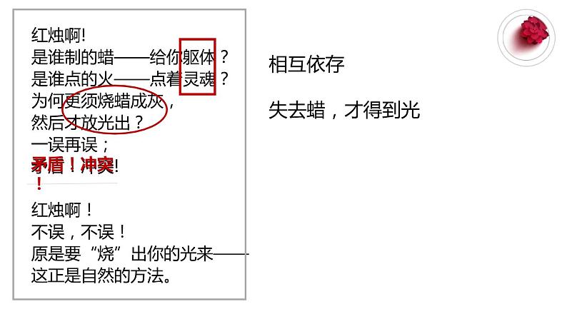 人教版高中语文必修一《红烛》PPT课件08