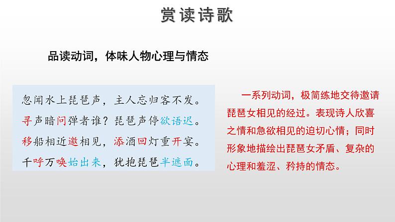 高中语文人教统编版必修上册《8.3 琵琶行并序》第二课时优秀公开课ppt课件03