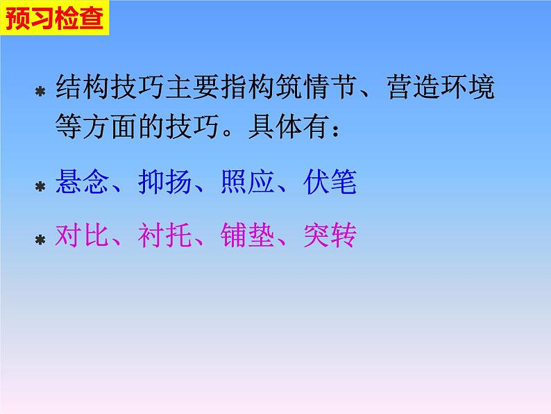 2021届高考语文小说复习 ： 结构技巧分析 （课件19张）.ppt第3页