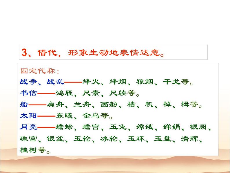 高考语文一轮复习 鉴赏诗歌的表达技巧课件PPT08