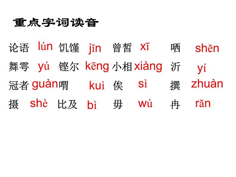 《子路、曾皙、冉有、公西华侍坐》课件统编版高中语文必修下册08