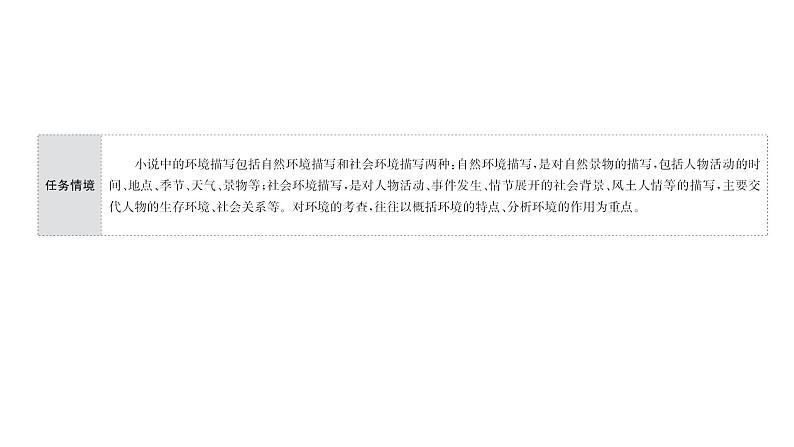 2021-2022学年人教版语文高中专题复习之分析环境描写——聚焦人物,读懂风景课件PPT02