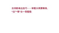 2021-2022学年人教版语文高中专题复习之古诗歌表达技巧课件PPT