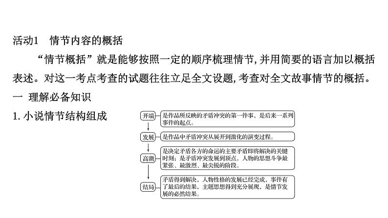 2021-2022学年人教版语文高中专题复习之分析情节结构——精构情节,讲好故事课件PPT第4页