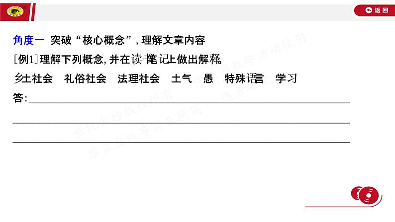 2021-2022学年人教版语文高中专题复习之整本书阅读 任务组二课件PPT第5页