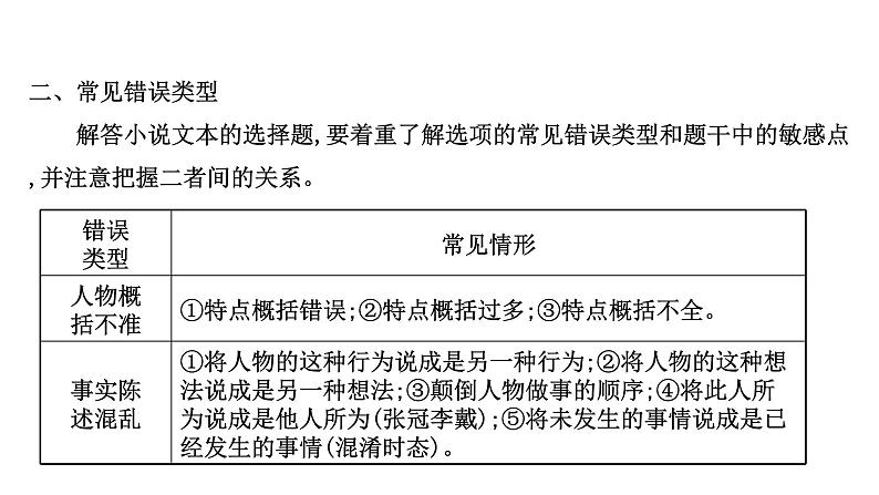 2021-2022学年人教版语文高中专题复习之准解选择题——明确类型,遵循步骤课件PPT第8页