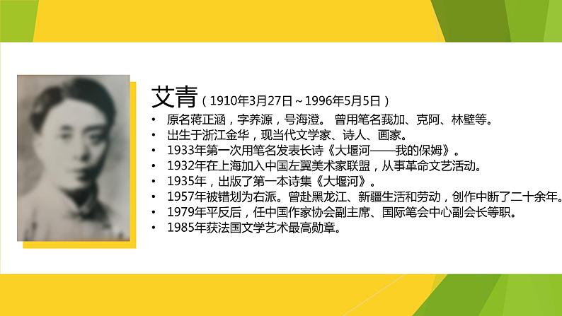 部编版高中语文选择性必修下册《大堰河——我的保姆》课件PPT04