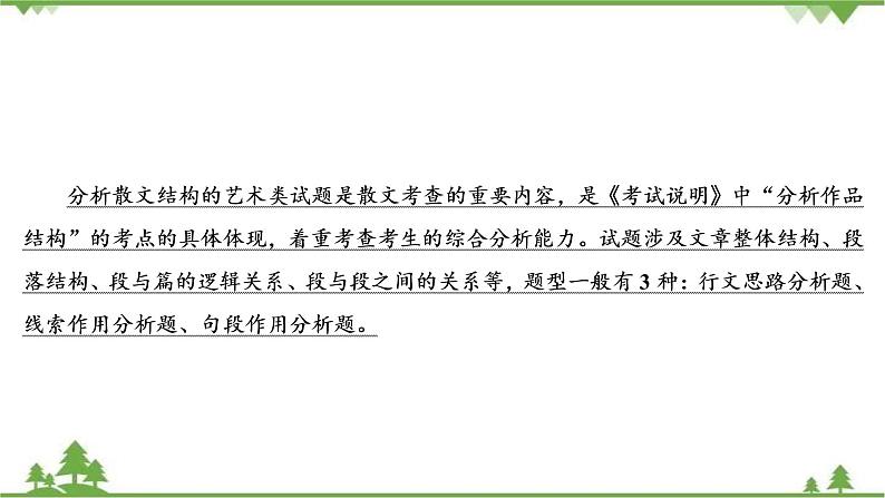 2021届高三语文一轮复习课件：第3板块+专题4+考点1+分析散文结构的艺术+【高考】 (1)04