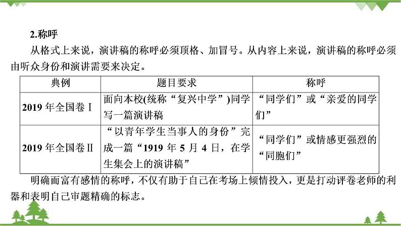 2022高考语文一轮复习课件：第4板块+写作+专题2+考点2+演讲稿第6页