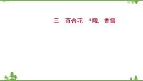 高中语文人教统编版必修 上册3.1 百合花课前预习ppt课件