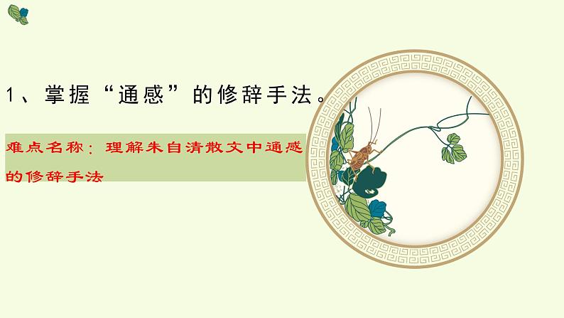 统编版高中语文必修上册-14.2通感手法的运用 课件01