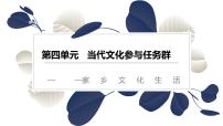 2020-2021学年二 家乡文化生活现状调查教案配套课件ppt