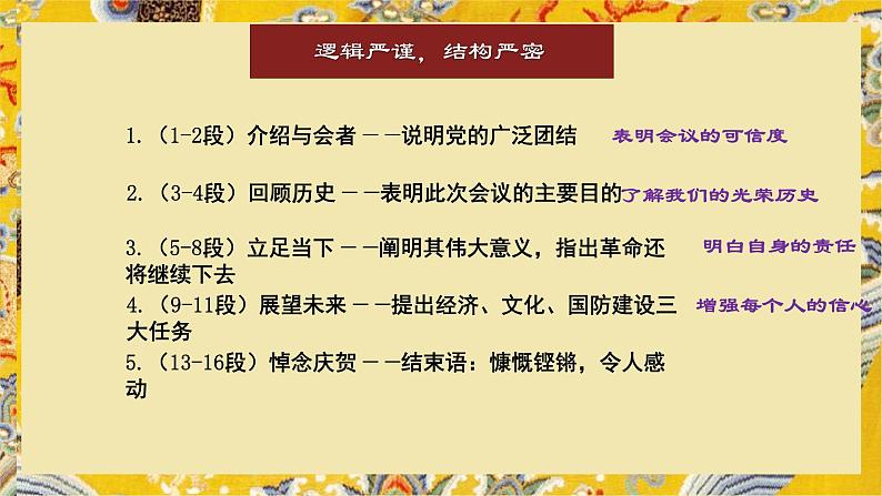 2021年高中语文人教部编版 选择性必修上册 第一单元 1中国人民站起来了 课件--高二语文2019选择性20张第7页