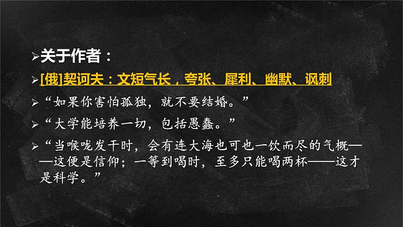 装在套子里的人（共三课时 完整详细 思路清晰 拿来即用）课件PPT第4页