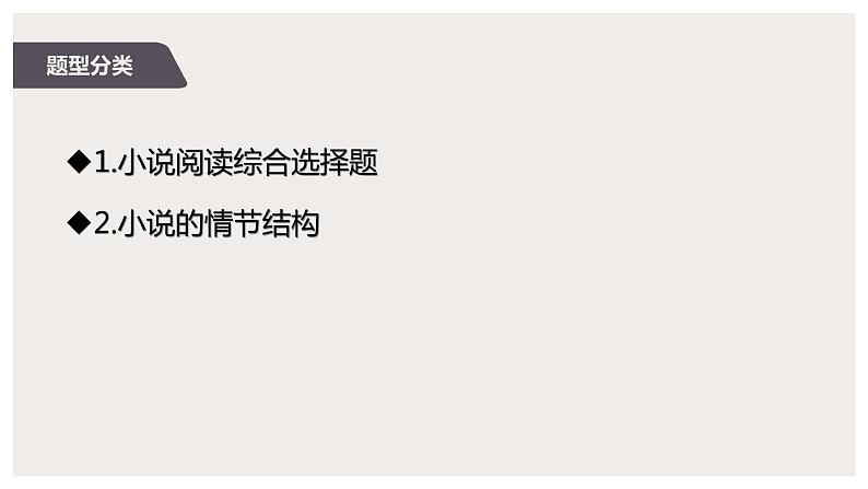 2022届高中语文一轮复习 专题二 小说阅读（二） 精品课件第2页