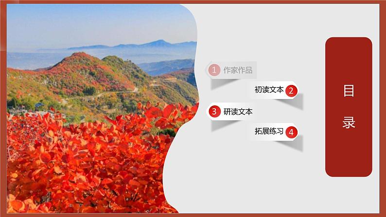 2021年高中语文人教部编版 必修上册 第一单元 《沁园春长沙》-课件--2019第3页