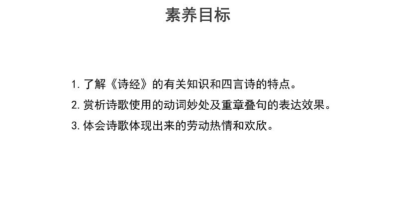 2020-2021学年部编版必修上册 芣苢  课件（20张）第2页