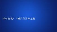 高中语文人教统编版必修 上册2.3* 峨日朵雪峰之侧课文内容课件ppt