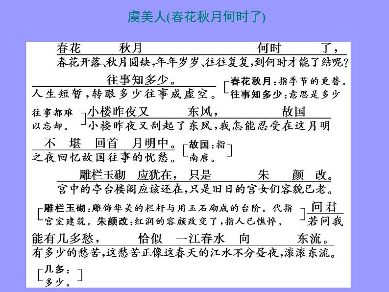 2020-2021学年高中语文部编版必修上册 古诗词诵读 课件（72张）（全国版）第6页