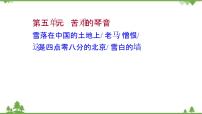 2021-2022学年高中语文人教版选修《中国现代诗歌散文欣赏》课件：诗歌部分+第五单元+苦难的琴音