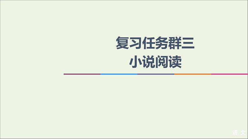 2021年 高中语文 二轮复习 小说阅读 形象特点概括题 课件第1页