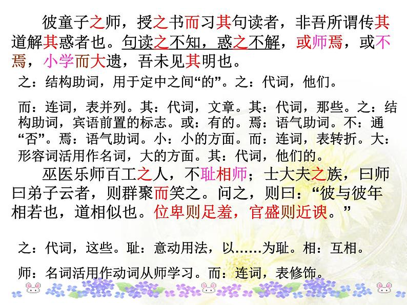 师说 课件（共20张PPT）04