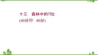 2021-2022学年高中语文人教版选修《中国现代诗歌散文欣赏》作业课件：散文部分+第四单元+森林中的绅士