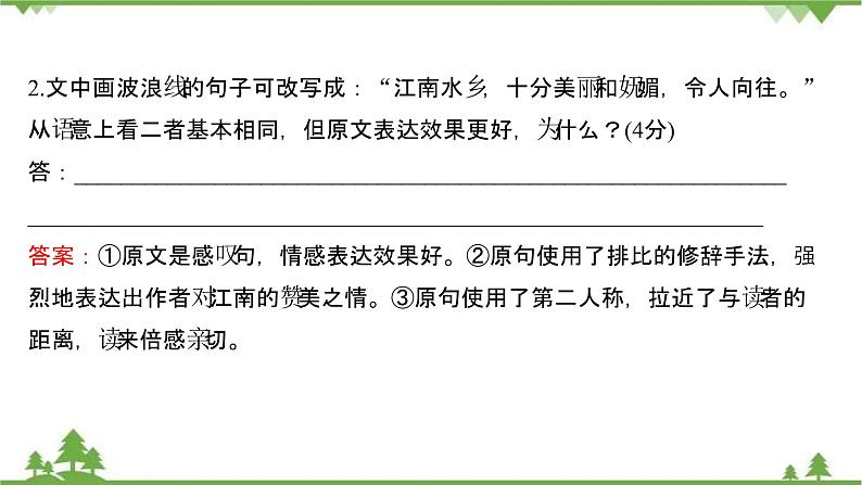 2021-2022学年高中语文人教版选修《中国现代诗歌散文欣赏》作业课件：诗歌部分+第一单元+生命的律动05