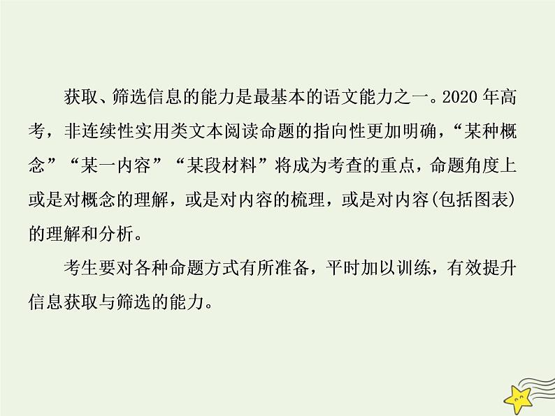 2020-2021学年 高中语文 二轮复习 板块六实用类文本阅读2突破选择题__复杂信息的辨析与筛选课件第4页