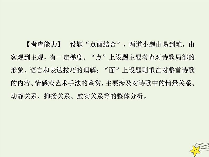 2020-2021学年 高中语文 二轮复习 板块三古诗鉴赏1把握古诗特征提升鉴赏能力课件第5页