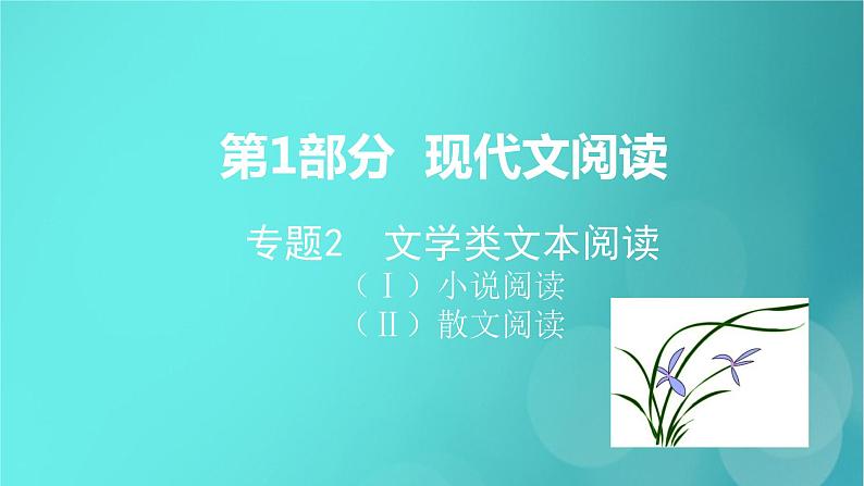 2020-2021学年 高中语文 二轮复习 第1部分现代文阅读专题2文学类文本阅读散文阅读课件 （山东版）第1页